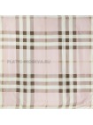 Платок Burberry шелковый розовый "Squares" 3154