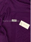 Платок Burberry шелковый фиолетовый однотонный 399-4
