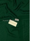 Платок Burberry шелковый зеленый однотонный 399-11