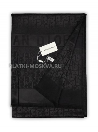 Палантин Dior черный 3084