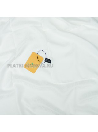 Платок Etro шелковый белый однотонный 599-7