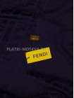 Платок Fendi шерстяной темно-синий 502-1