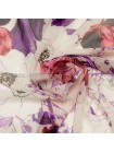 Платок Dolce Gabbana шелковый розовый "Flowers"