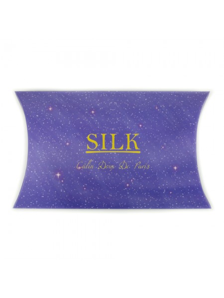 Подарочный конверт с пакетом фиолетовый "Silk"