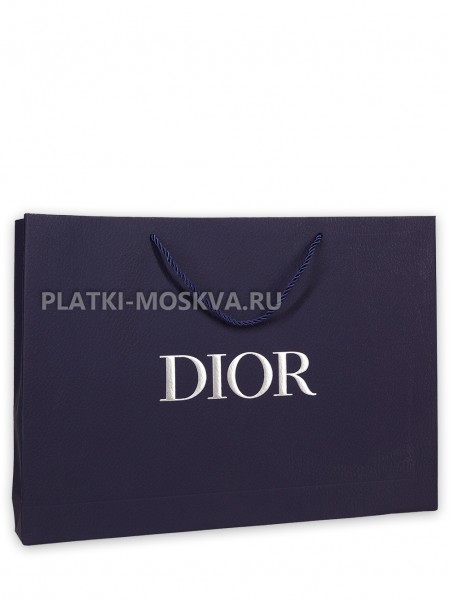 Фирменный пакет Dior темно-синий