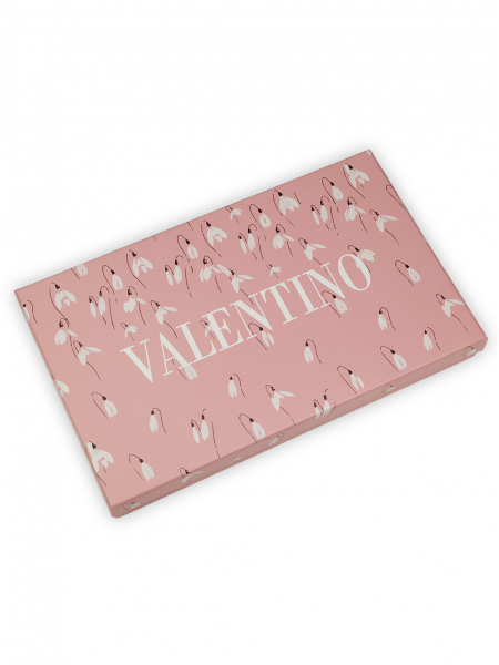Подарочная коробка Valentino розовая