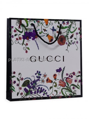 Фирменный пакет Gucci квадратный