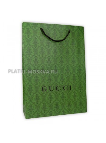 Фирменный пакет Gucci зеленый