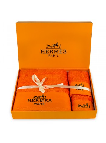 Комплект полотенец Hermes в подарочной коробке 38050