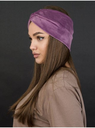 Повязка на голову женская фиолетовая 151040